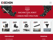 Tablet Screenshot of exechon.com